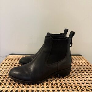 Cole Haan Grand Os Chelsea Boots Black Leather Ankle Boots